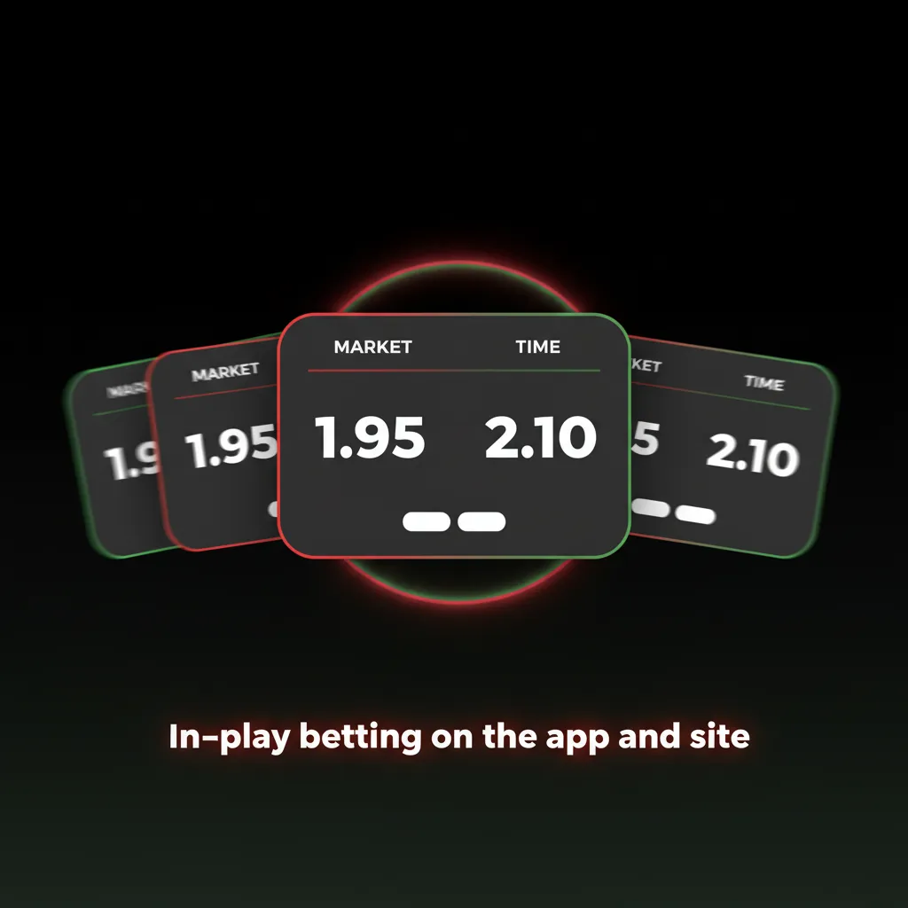 In-play betting with real-time odds, stats, cash out and quick multis across sports on mobile and desktop.