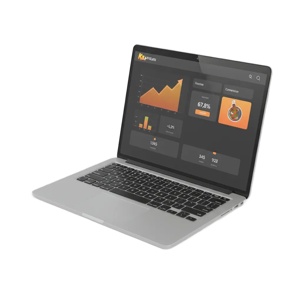 Kaboomslots UK affiliate banner highlighting GBP commissions, reliable payouts, dedicated manager, and long-term income