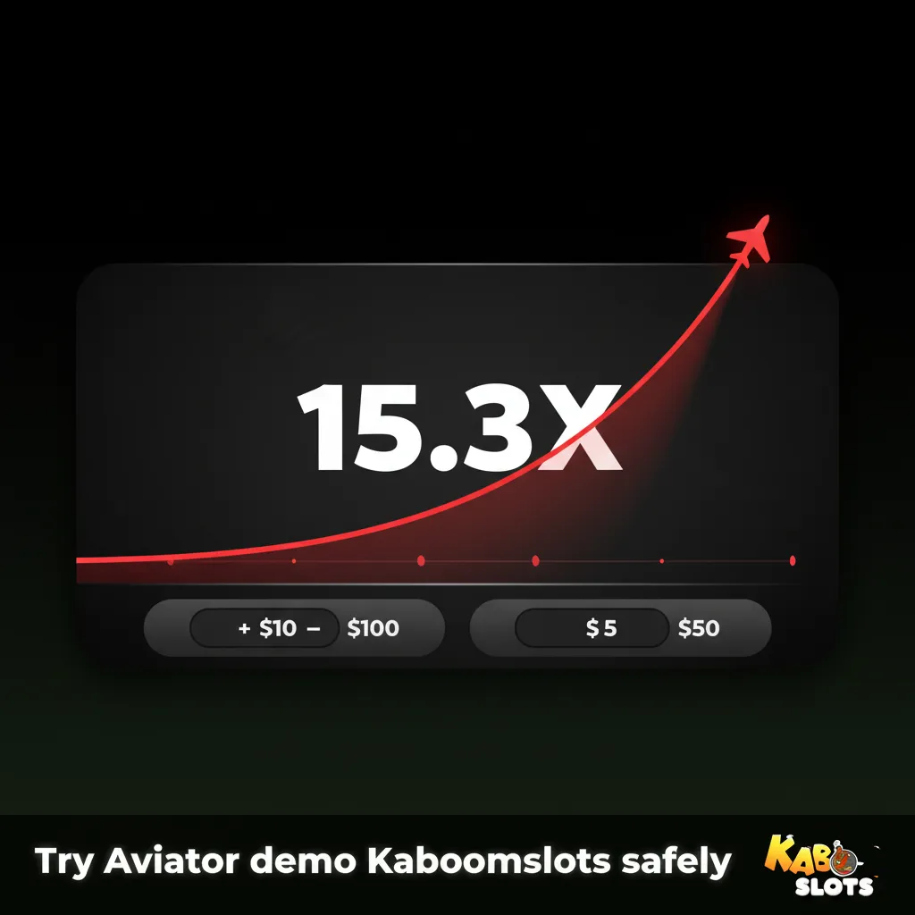 Kaboomslots Aviator demo: practice risk-free with virtual money, test multipliers, cashout timing, Auto Bet and Auto Cashout.