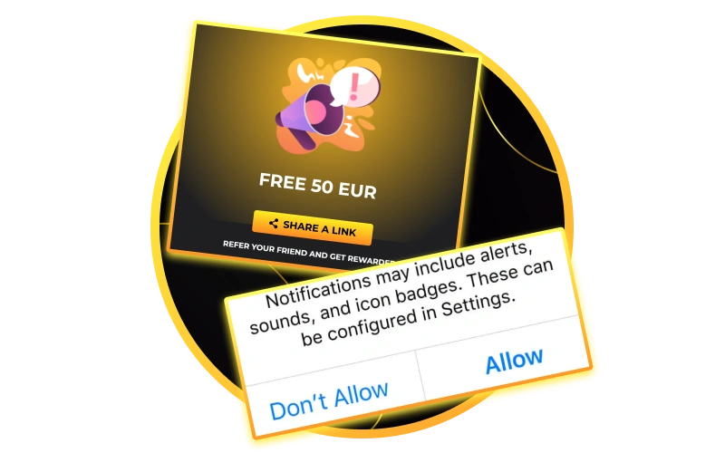 Enable smart notifications in the Kaboom Slots app so you don't miss out on great promotions and rewards.