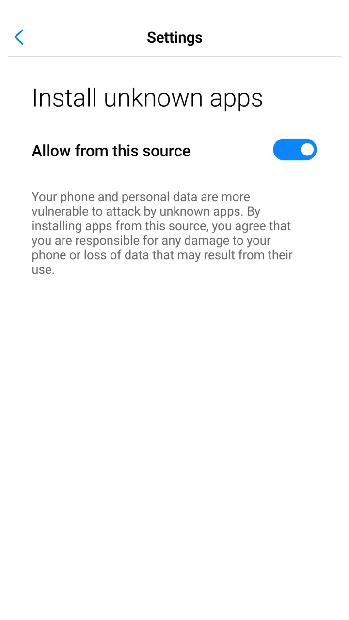 Enable installation from unknown sources in your settings to install the official Kaboom Slots mobile app.