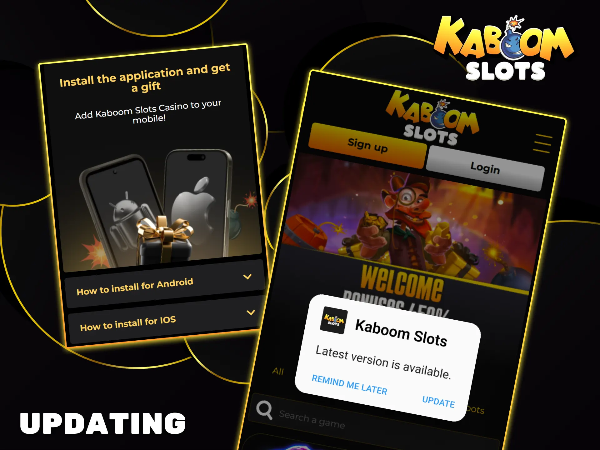 Regularly update the Kaboom Slots mobile app to access the latest features and games.