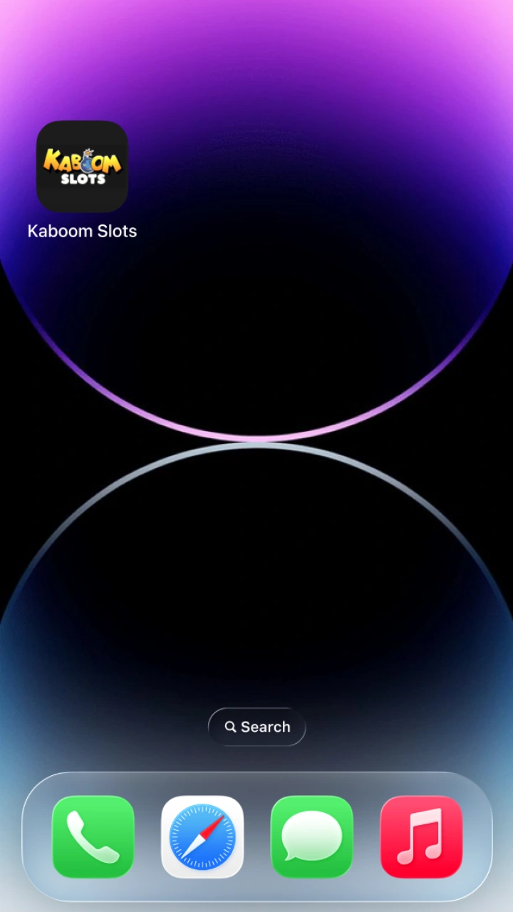 Tap the icon on the home screen to instantly launch Kaboom Slots and start playing Aviator.