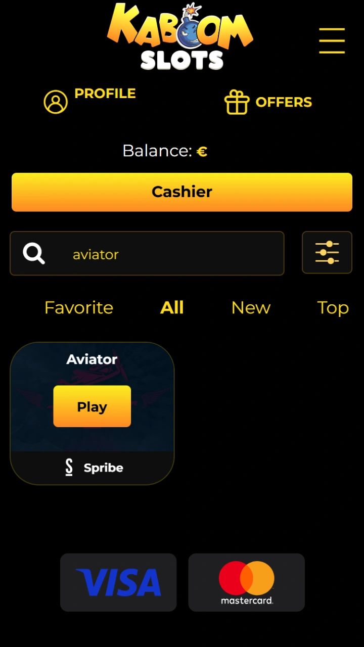 Find the best games similar to Aviator and play them with ease on the Kaboom Slots website.