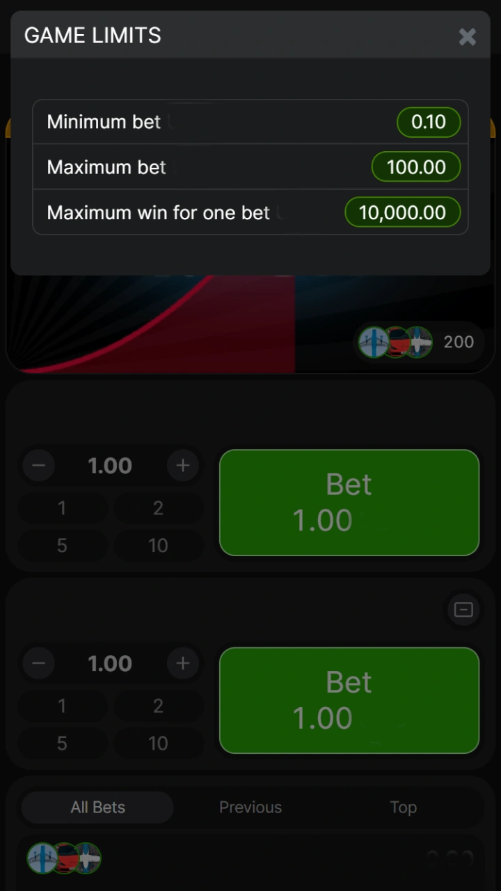 Check the clear minimum and maximum betting limits to manage your gameplay at Kaboom Slots.