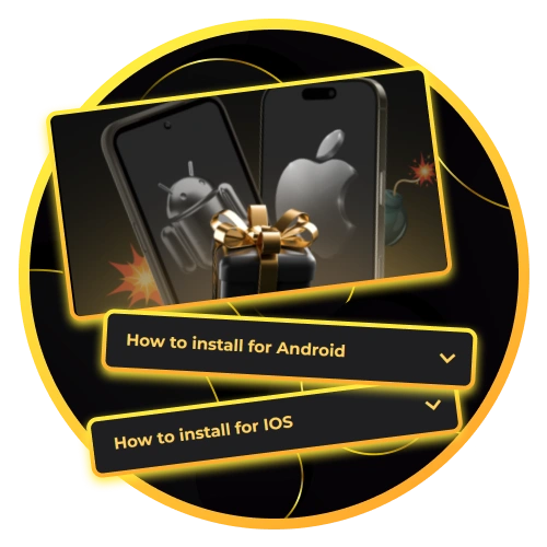 Easily download and install the Kaboom Slots mobile app on Android or iOS.